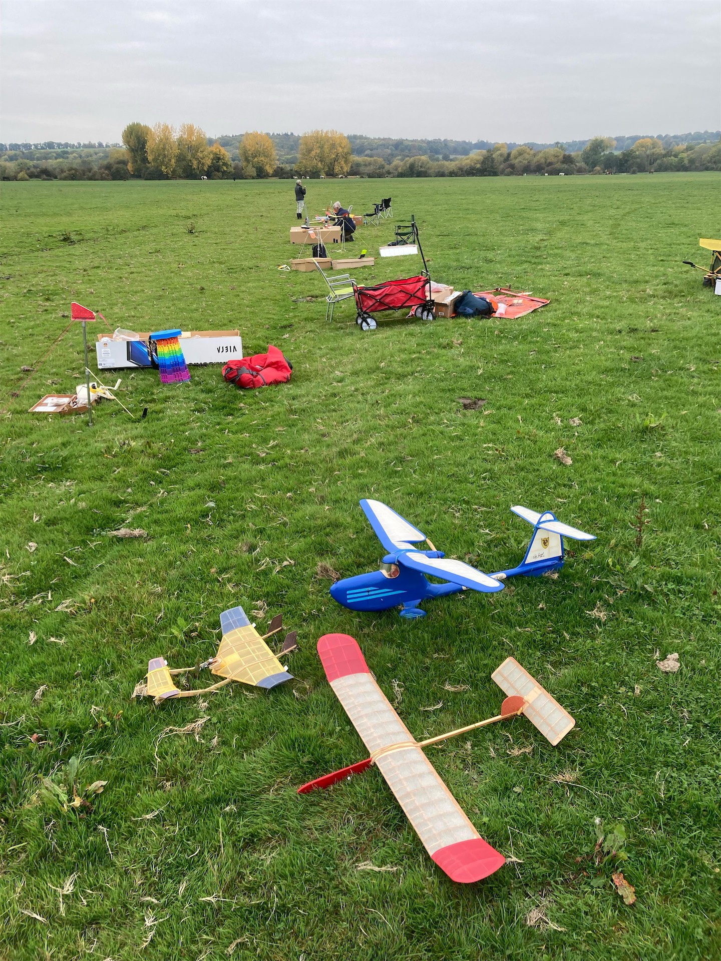 Flight line at the competition