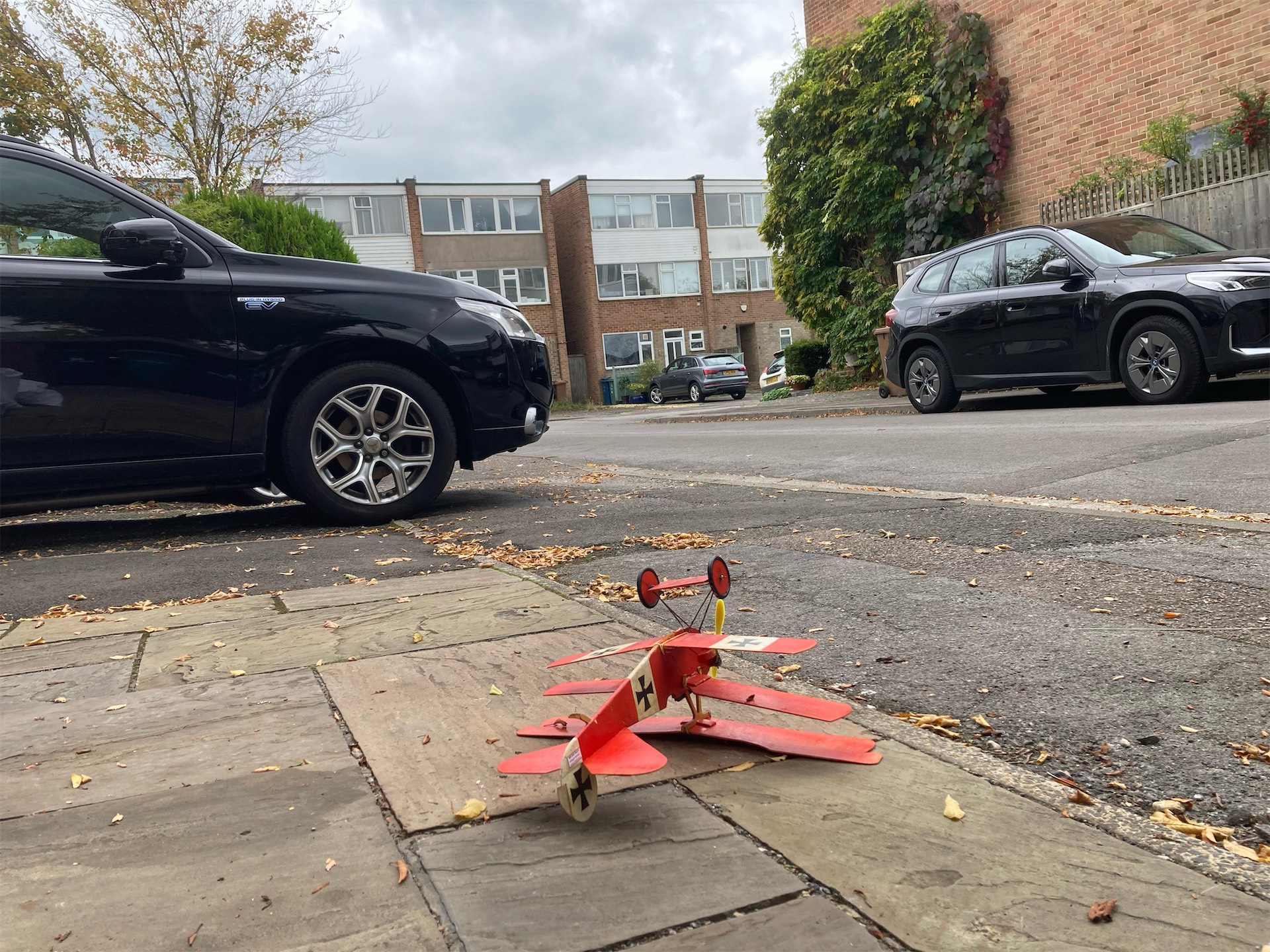 Charlie Jeffreys' Ebenzer had a narrow escape clearing the meadow and landing on front drive