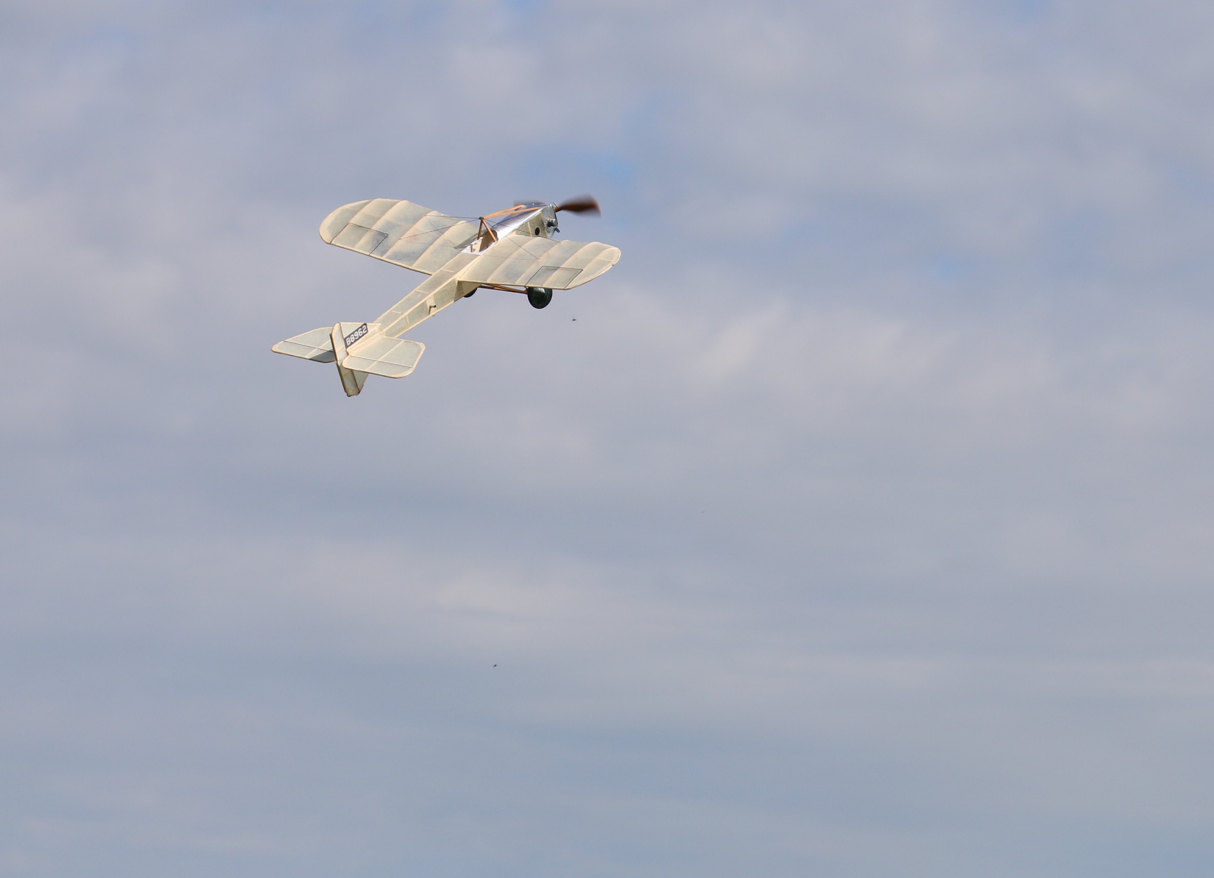 David King's BAT-Monoplane climbing out