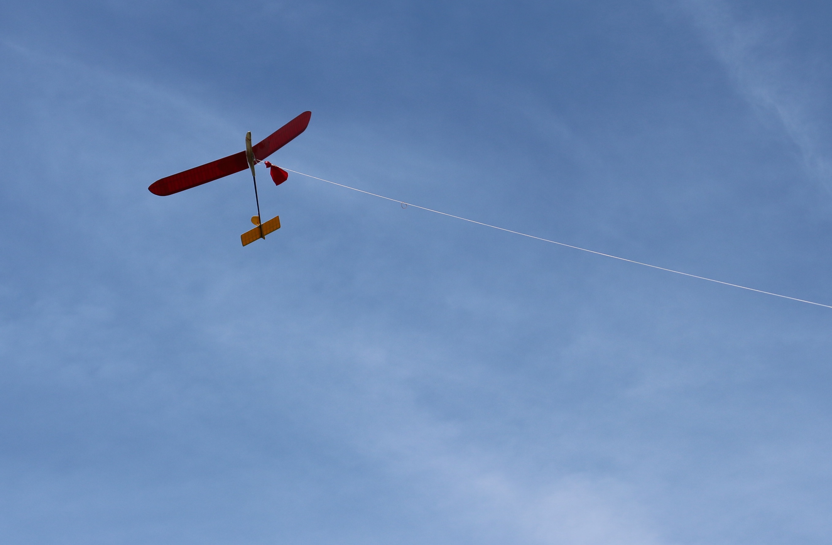 Aubrey King's vintage A1 glider built from the drawings in Aeromodeller