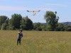 David King launches his Aiglet A1 glider