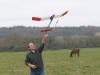 Gary Law launches his Hatchet man on it's maiden flight