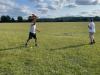 Glen launches his Ganymede as Mick watches his snipe