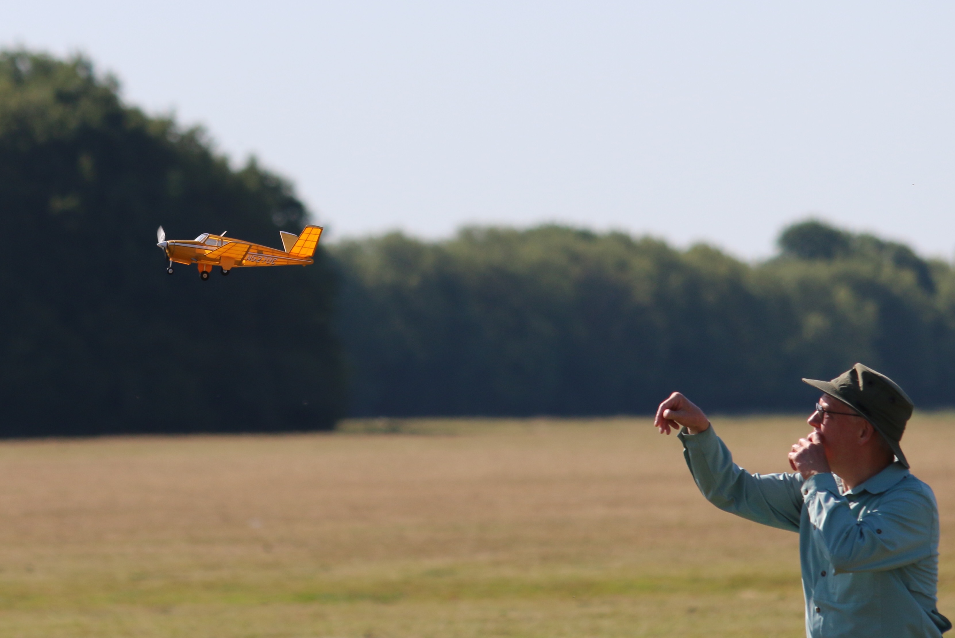 Mike Stuart launches his Beech Bonanza