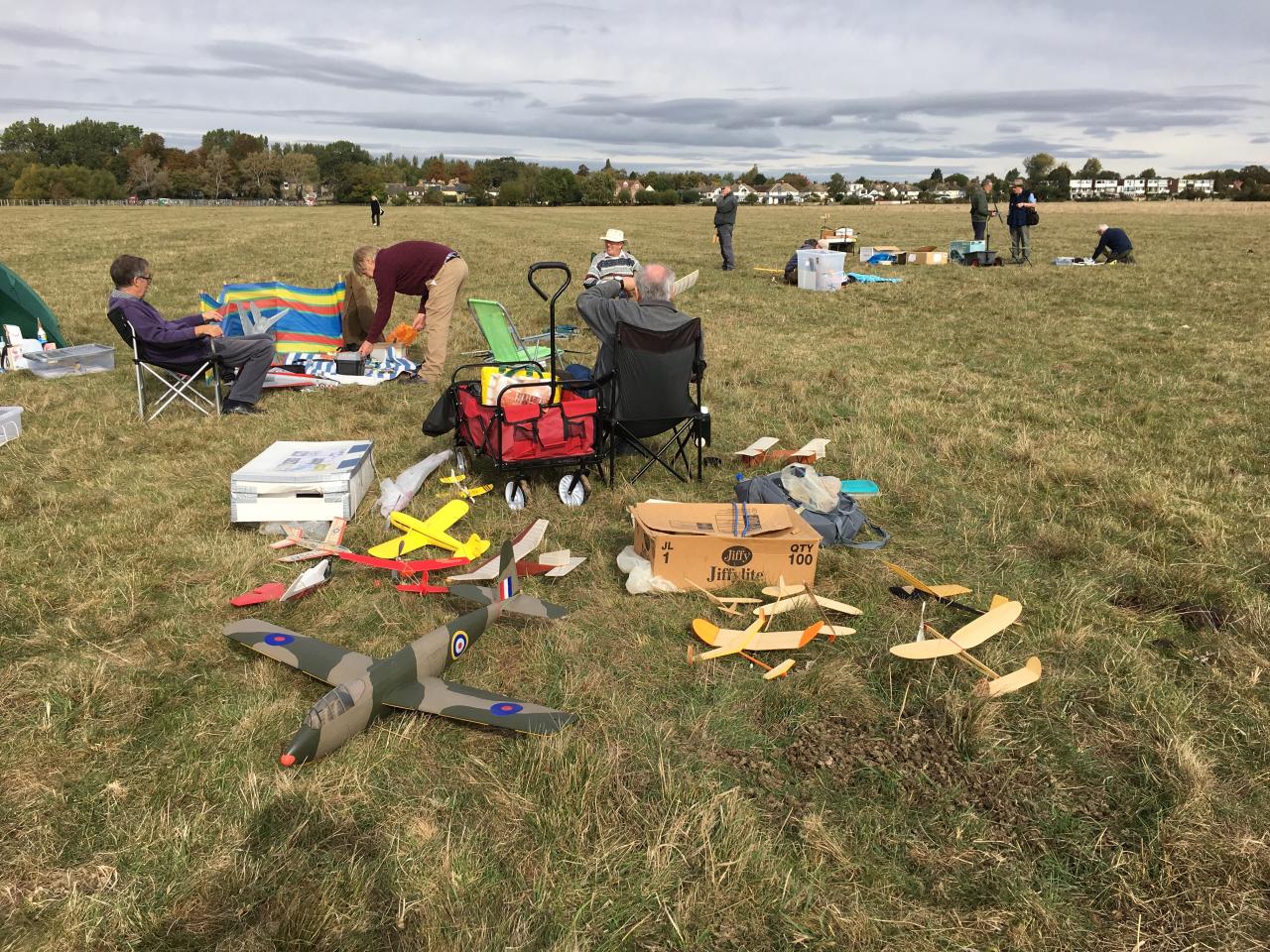 The assembling model 'Village' for the Scale Fest