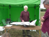 Ivan present's his TSR2 to the static judges