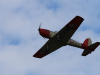 Steve Glass's DH chipmunk cruising overhead